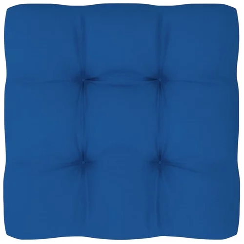  Blazina za kavč iz palet kraljevsko modra 80x80x10 cm
