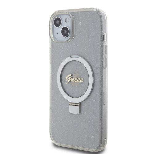 Guess Magsafe ohi&amp;scaron;je za Apple iPhone 15 TPU Ring Stand, Prozorno, (21244211) Slike