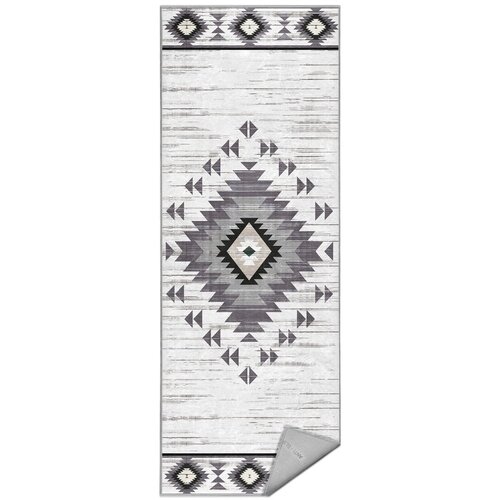 Mila Home svetlo siv pralen tekač 80x200 cm ethnic geo &amp;ndash; Slike
