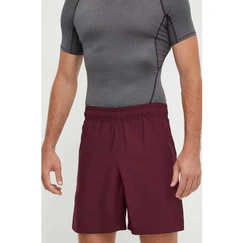 Under Armour Kratke hlače za trening za muškarce, boja: bordo