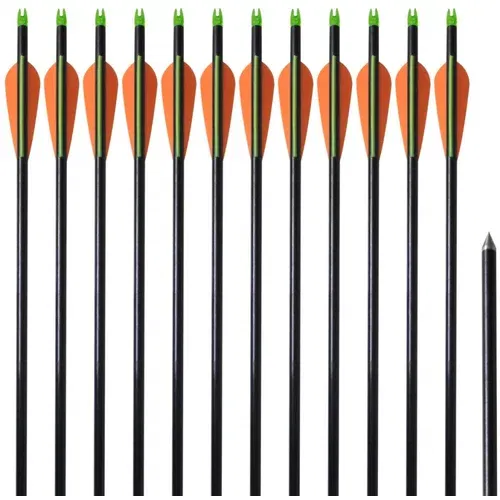  Standardne strijele za sklopive lukove od fiberglasa 30'', 0,8 cm