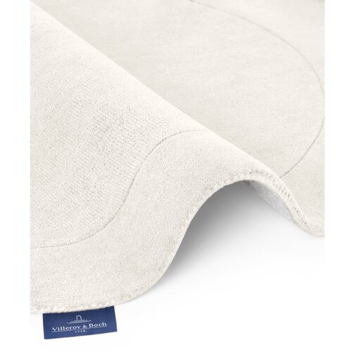 Villeroy Boch Kremno bela ročno tkana okrogla preproga iz me&amp;scaron;anice volne &amp;oslash; 150 cm Kivi &amp;ndash; Slike