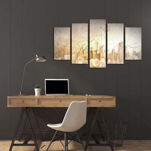 Wallity Set Slika 5ABSMDF-29, 5 Delova Cene