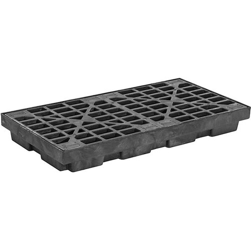 Justrite PE prestrezna kadica iz PE regenerata, ploska kadica, za sode 2 x 200 l, prestrezna prostornina 90 l Cene