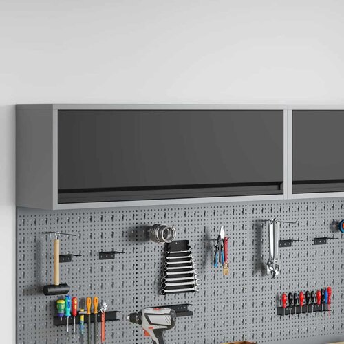  Ormar za alate s pohranom Crna i Siva 100 x 25 x 35 cm Cijene