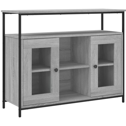 Maison Chic Komoda - Predalnik siva sonoma 100x35x80 cm inženirski les, (21718041) Cene