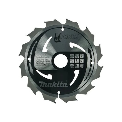 Makita TCT list za testeru MForce 190mm B-31974 Slike