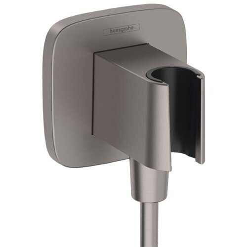 Hansgrohe fixfit q priključak za tu&amp;scaron; crevo sa držačem za tu&amp;scaron; crna/hrom 26887340 Slike