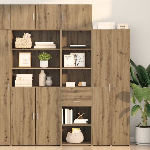 vidaXL Highboard Umjetnički hrast 50 x 42,5 x 225 cm Konstruirano drvo Cene