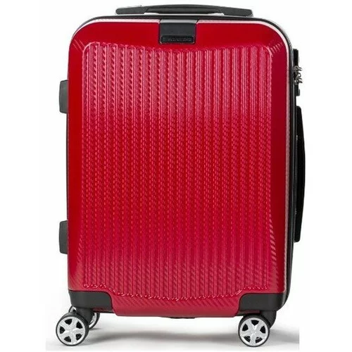 Scandinavia Travel potovalni kovček Carbon Series 40L 20089, rdeča