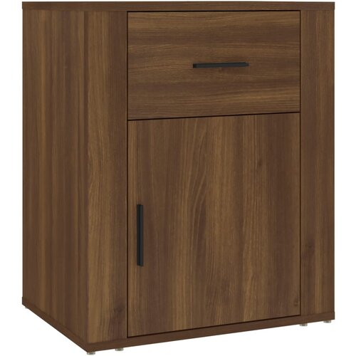 Maison Chic Nočna omarica - Nočna miza Rjav hrast 50x36x60 cm inženirski les, (21690001) Slike
