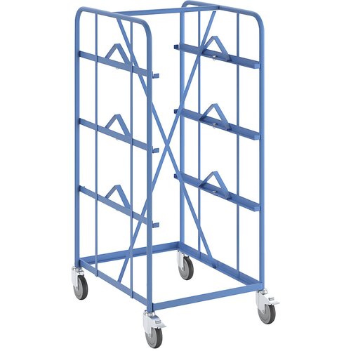 eurokraft pro Voziček za komisioniranje, D x Š x V 810 x 660 x 1520 mm, nosilnost 300 kg Cene