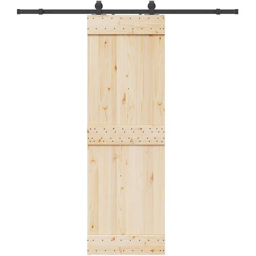 vidaXL Pribor za klizna vrata 200 cm čelični crni Cene
