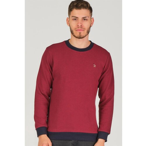 Dewberry V4004 MEN'S SWEATSHIRT-BURGUNDY Cijene