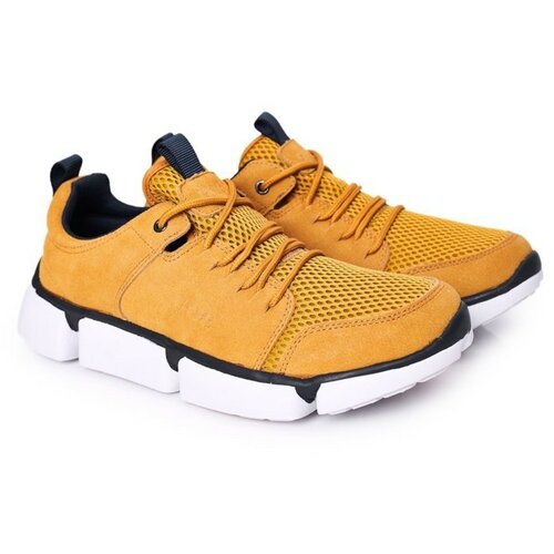 Kesi Men's Sports Shoes Sneakers GOE HH1N4029 Yellow Cene