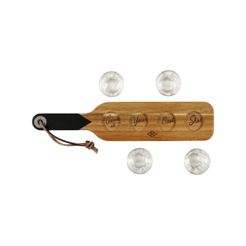Kikkerland Set ča&amp;scaron;ica sa poslužavnikom Serving paddle, 5 delova Slike