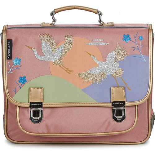 Caramel Cie &amp;Scaron;olska torba CARTABLE 38 CM CIEL DE JAPON Rožnata Slike