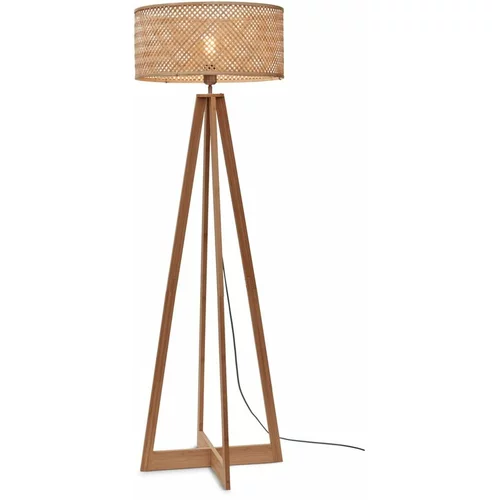 Good&Mojo Stojeća svjetiljka u prirodnoj boji s bambusovim sjenilom (visina 145 cm) Java –