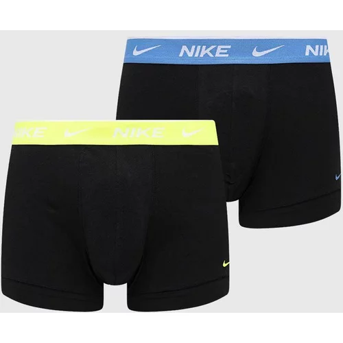 Nike Boksarice 2-pack moški, črna barva