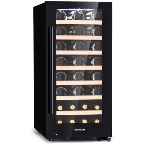 Klarstein Barossa 38 Uno, hladnjak za vino, 1 zona, 94 litre/38 boca, zaslon osjetljiv na dodir Cijene