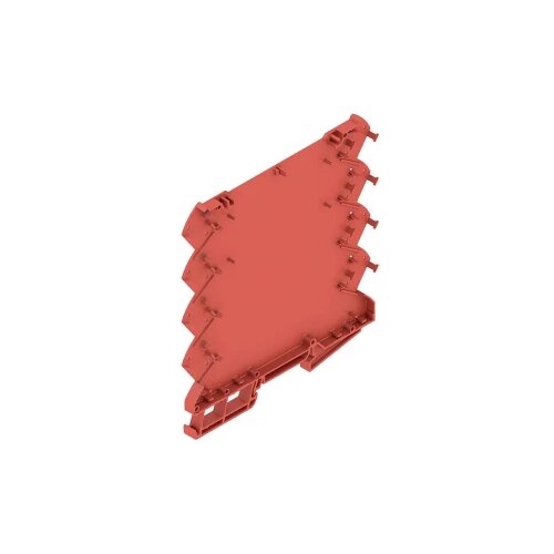 Weidmüller CH20M6 BP 4P-4P RD LF 1 1261495 osnovni element kućišta za profilnu šinu zatvoreno, za montažu na din-letvu 6.1 x 110.7 plastika crvena 50 St. Cijene