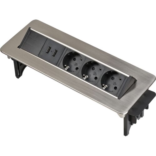 Brennenstuhl Indesk Power 3-way + 2x USB Slike