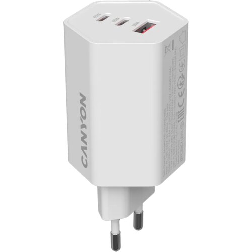  Charger HEXAGON 65 GaN 65W 2xPD 1xQC EU White Cene