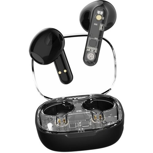 Streetz Bluetooth TWS Slu&amp;scaron;alice, Transparentne Crne Slike