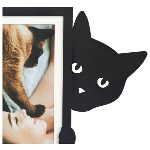 Balvi Crni metalni stojeći okvir 31x19,5 cm Hidden Cat &amp;ndash; Slike