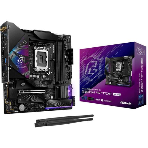 AsRock Phantom Gaming Z890M Riptide WiFi motherboard Slike
