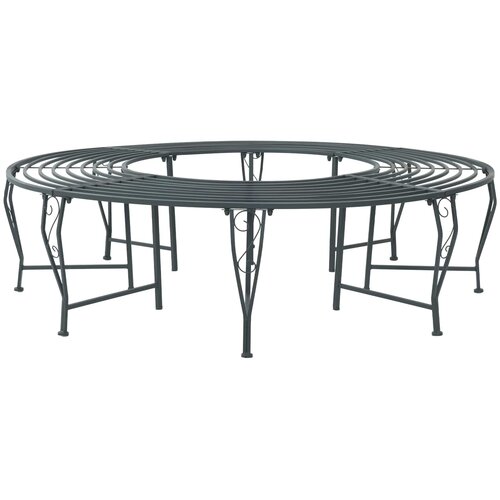  Klupa pod drvetom 8-Broj sjedala &Oslash; 160 x 44 cm Čelik Cijene
