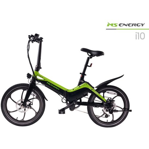 Ms Energy ebike i10 črno zelena Cene
