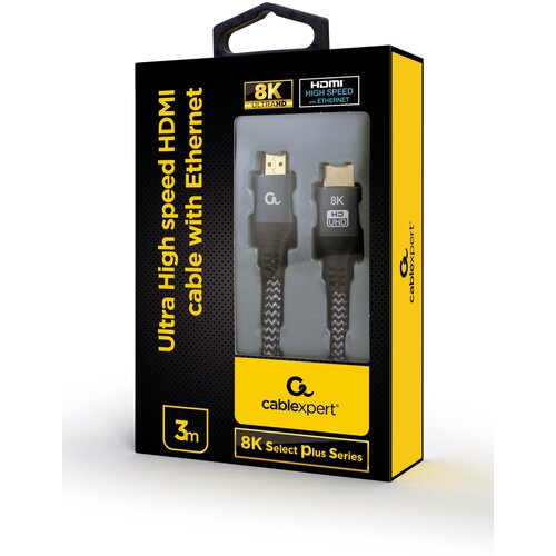  KABL HDMI GEMBIRD 3m Ultra High speed with Ethernet, 8K select plus series, CCB-HDMI8K-3M Cene