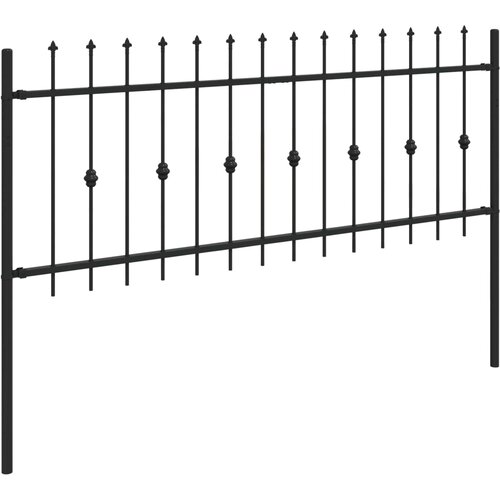  Ograda sa &amp;scaron;iljcima Asten Crna 200 x 130 cm Slike