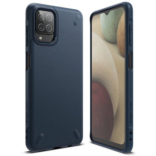 Ringke Onyx trpežna TPU torbica za Samsung Galaxy A12 / Galaxy M12 temno modra Cene