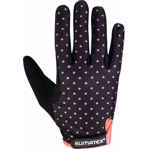 Klimatex NINE Ženske biciklističke rukavice, crna, veličina