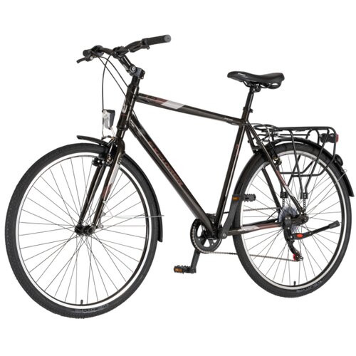 Explorer bicikl tour axys 28&amp;quot; alu 23&amp;quot; v-brake 6 brzina 175-193cm (xl) crno braon 1282096 Slike