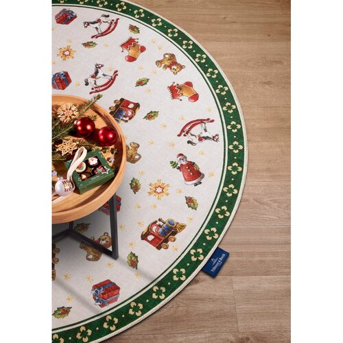 Villeroy &amp;amp; Boch Zeleni okrugli tepih s božićnim motivom &amp;oslash; 150 cm Green Christmas &amp;ndash; Slike