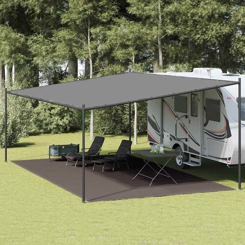  Tepih za šator 400 x 800 cm antracit HDPE Cene
