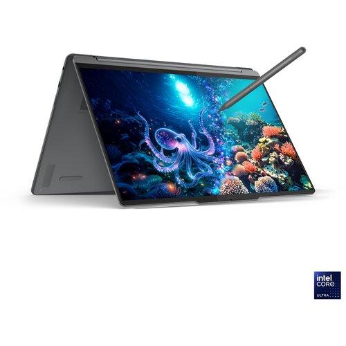 Lenovo Yoga 9 2-in-1 Intel Core Ultra 7 258V 14inch 2.8K OLED MT 120Hz 32GB 1TB UMA W11P Luna Grey prenosni računalnik, (21751665) Cene