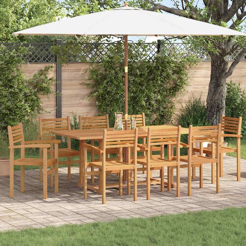  Stolica 8 pcs Smeđa 56 x 55 x 90.5 cm Čvrsto teak drvo Cene