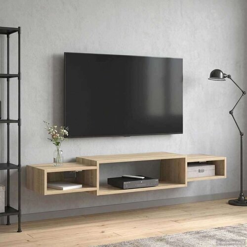 TV ormar za montažu na zid Zidna montaža Hrast sonoma - Hrast sonoma 140 cm Cene