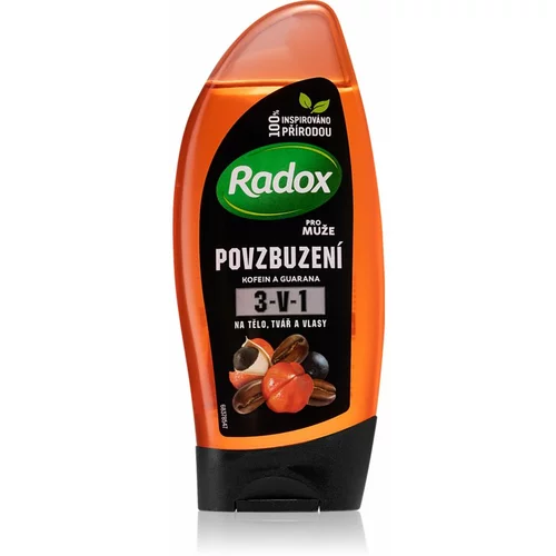 RADOX Men Invigorating gel za tuširanje za muškarce 3 u 1 250 ml