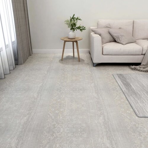 vidaXL Samoljepljive podne obloge 55 kom PVC 5,11 m² svjetlosive Cijene