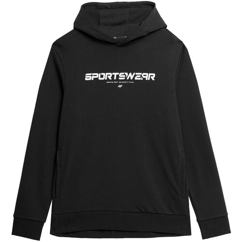 4f Sportska sweater majica crna / bijela Cijene