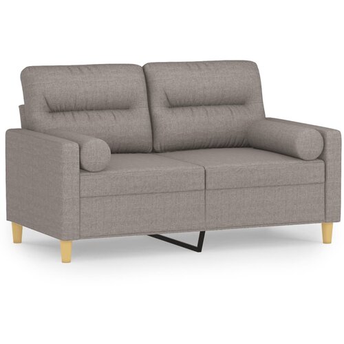 Maison Chic kavč - Sofa - Kanape dvosed z blazinami taupe 120 cm blago, (21727412) Cene