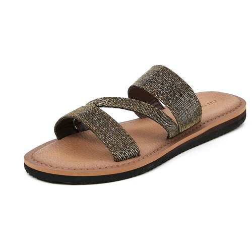 Orsay Khaki Ladies Slippers - Women Cijene