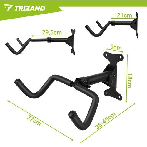 Trizand zidni nosač za bicikl, sklopivi, do 30 kg, za kotače 24-29&amp;quot; 28061 Slike