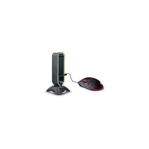Rampage Nosač za slu&scaron;alice RM-H66 RGB crni 33543 Cene
