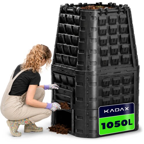 KADAX Velik modularni vrtni kompostnik, celoletno gnojilo, odporno proti zmrzali, 1050 l, (5000358091) Slike